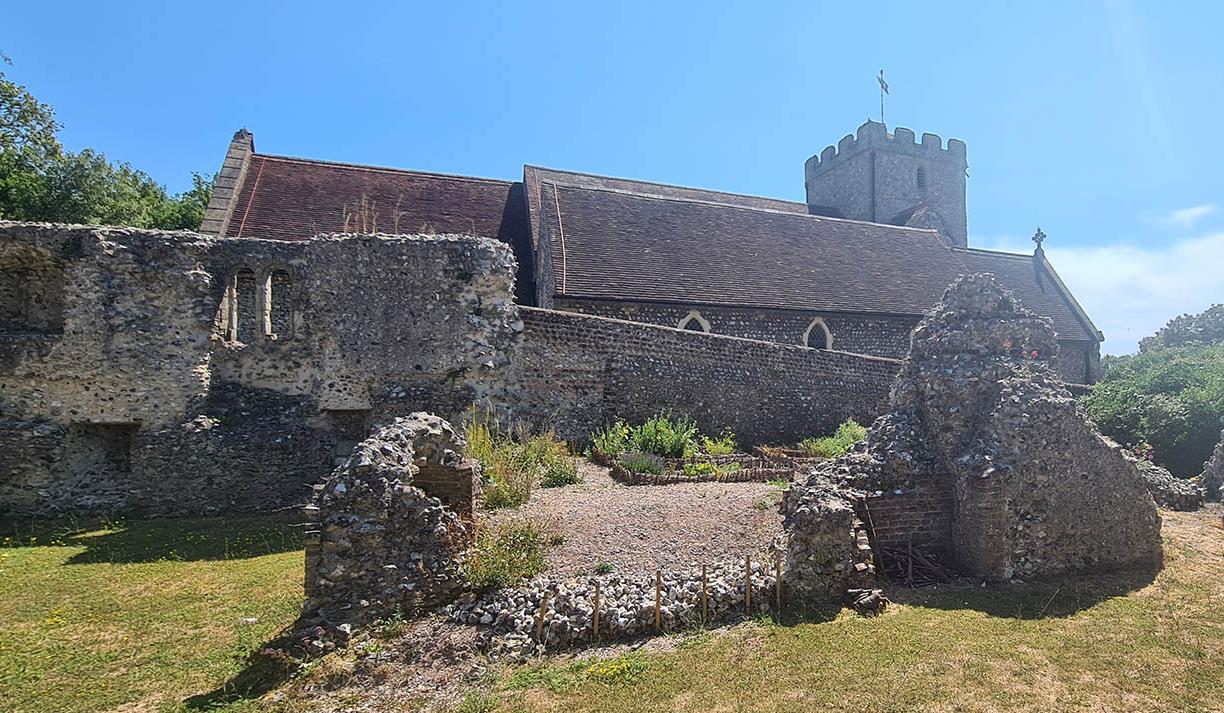 Photo of Norman ruins in Portslade old village. Taken by Charlotte Barrow