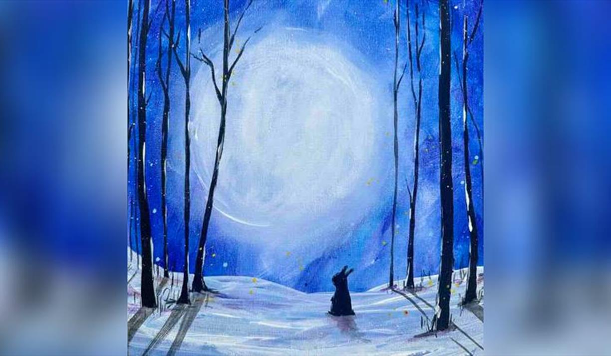 The Paint Club: Hare in Moonlight