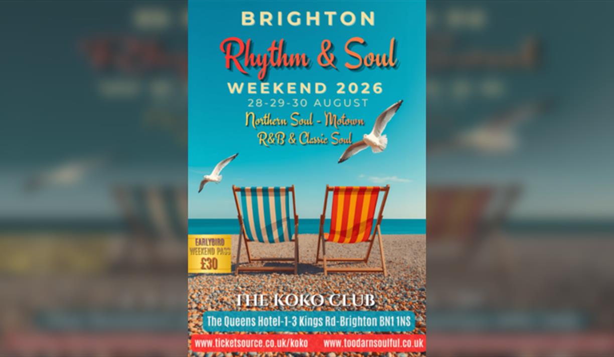 Brighton Rhythm & Soul Weekend 2026 - WEEKEND PASS
