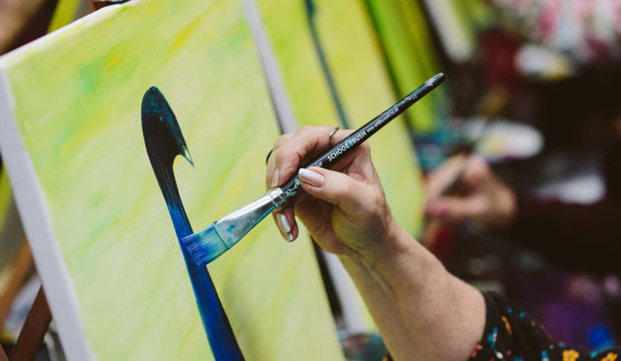 Painting party in Brighton: The Victory