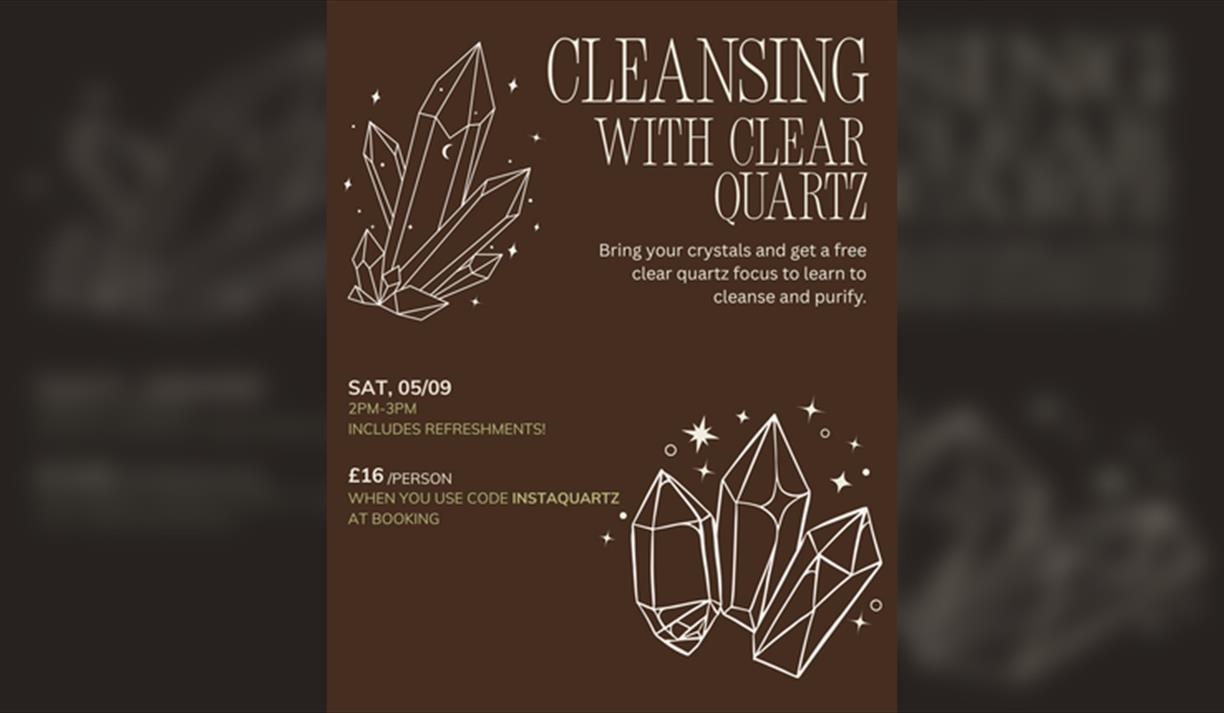 Crystal Cleansing with Clear Quartz: Bring Your Crystals!