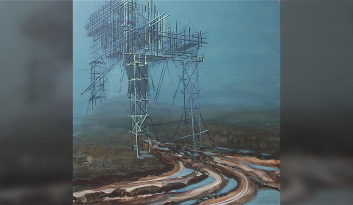 Industrial Landscape Painting