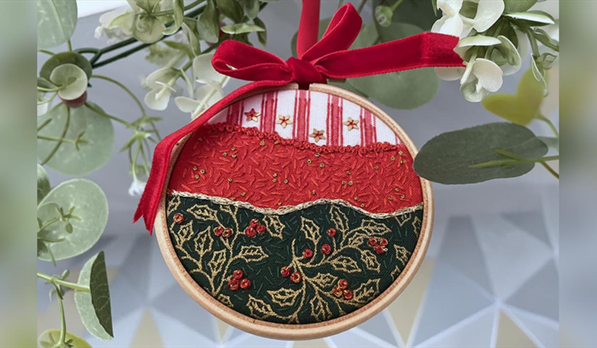 Festive Bauble Embroidery Workshop
