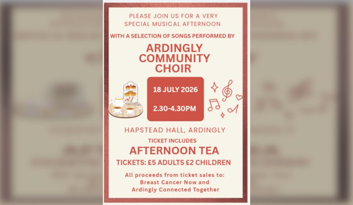 Ardingly Community Choir Charity Afternoon Tea