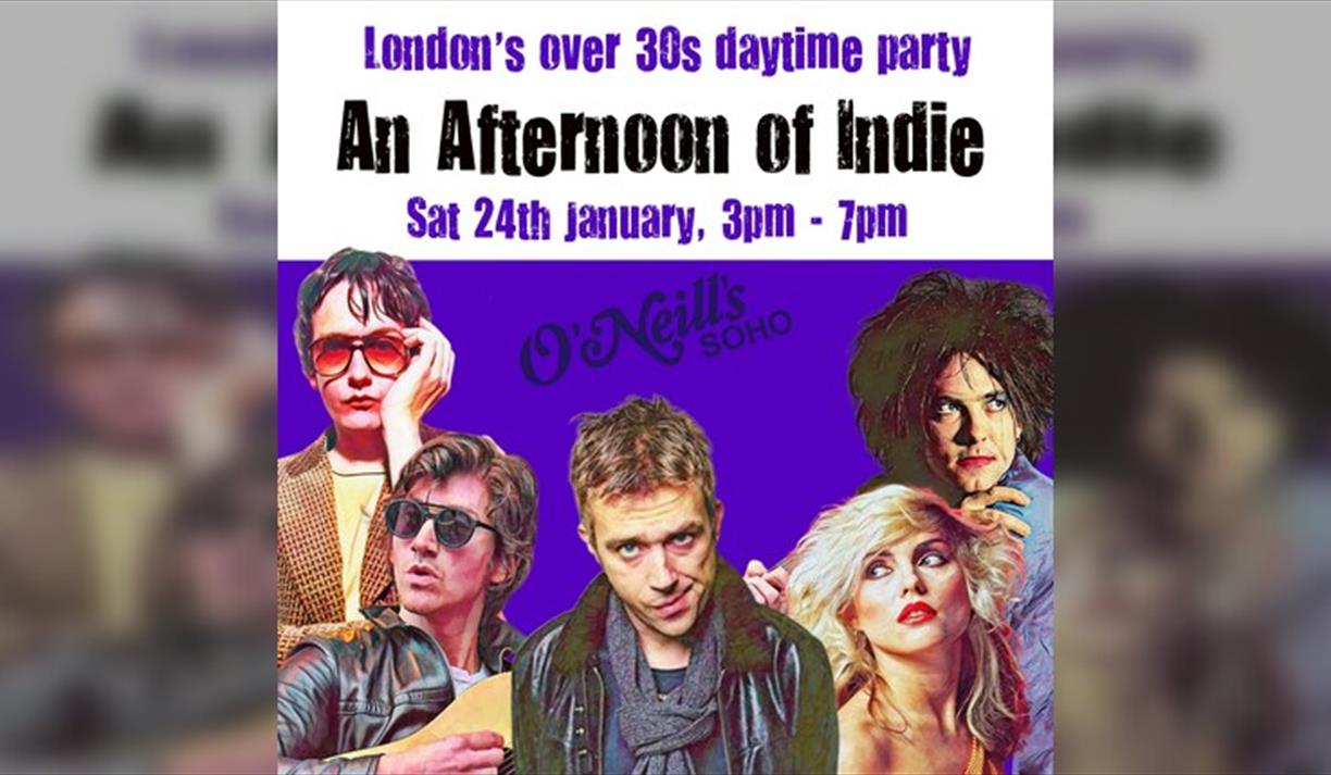 An Afternoon of Indie (over 30s only)