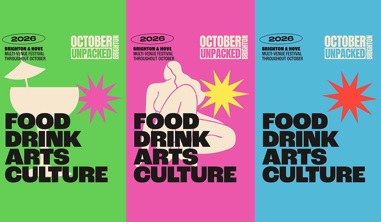 Promotional image for the 2026 October UnPacked programme of events