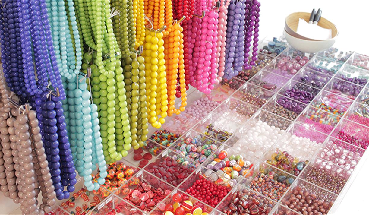 Multi-coloured beads