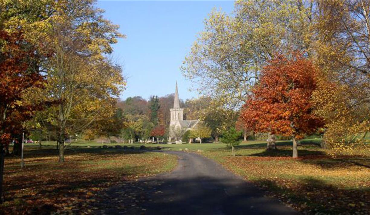 Stanmer church from main drive