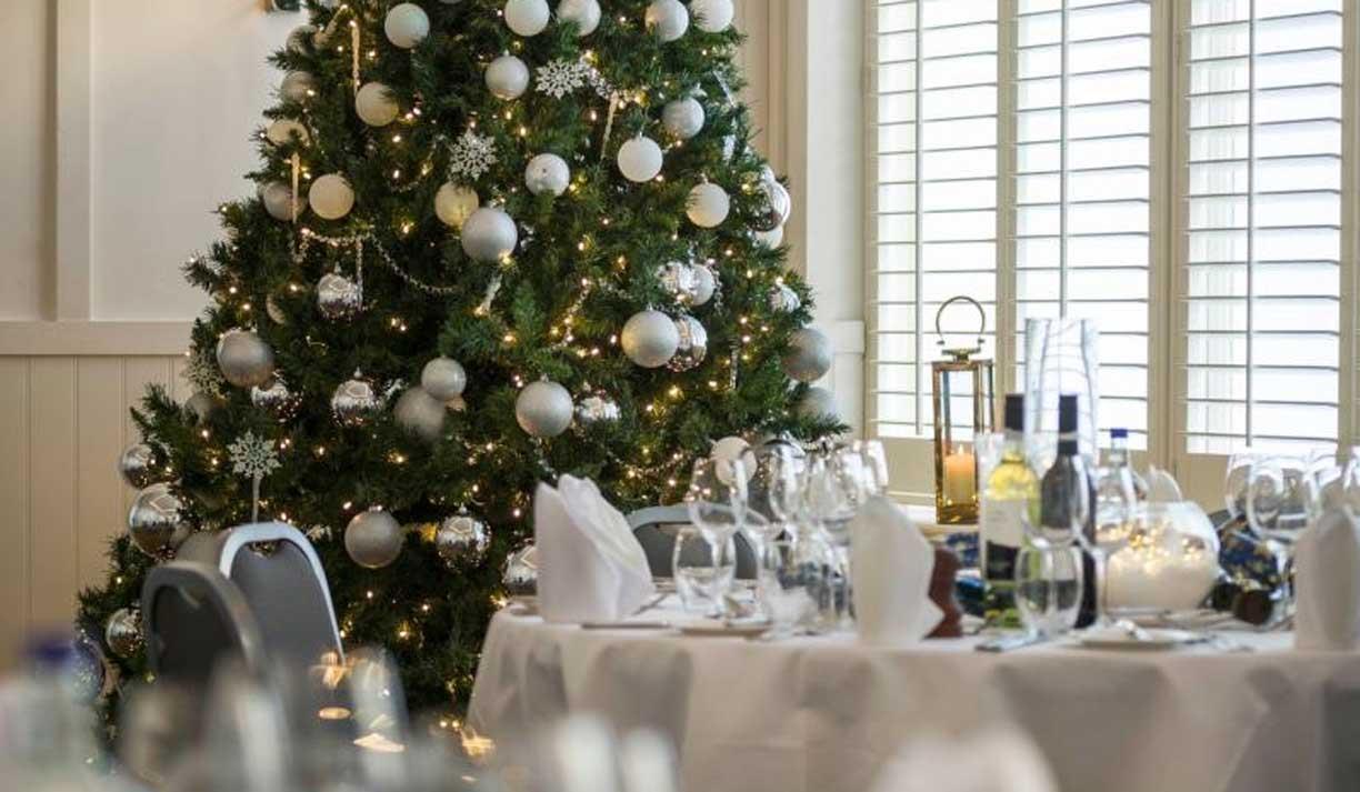 Festive table at Harbour Hotel