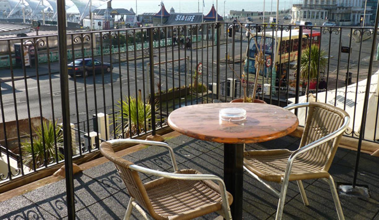 Balcony with sea view