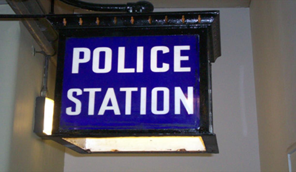 police station sign