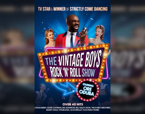 Ore Oduba Stars In The Vintage Boys Rock N Roll Show