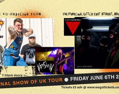 The Glitterbombs + Antifa Supersoldier 2025 UK tour // BRIGHTON with Karnstein