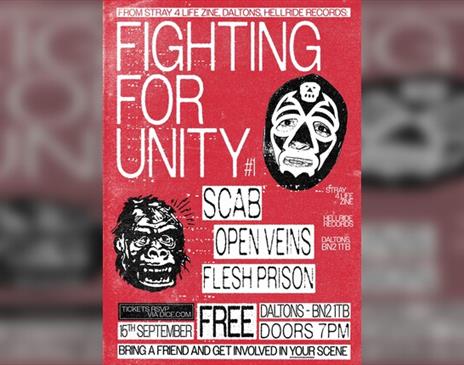 Fighting For Unity 1: Scab, Open Veins (usa), Flesh Prison