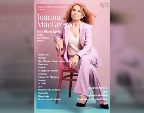 Autograph Concert Series Presents: Joanna MacGregor, Piano