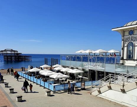 West Beach restaurant beachfront terrace