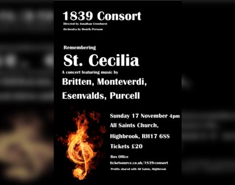 1839 Consort Present "Remembering St. Cecilia"