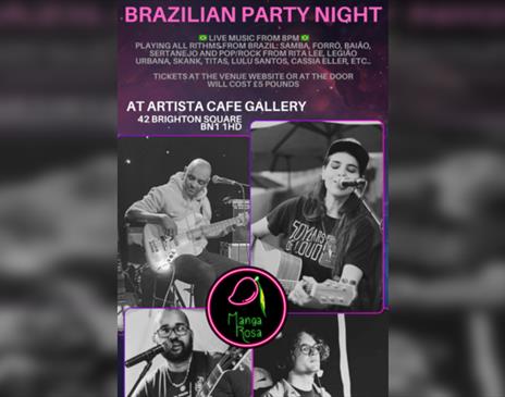 Manga Rosa Live Band Brazilian Party Night