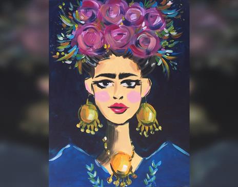 Paint the iconic Frida Kahlo