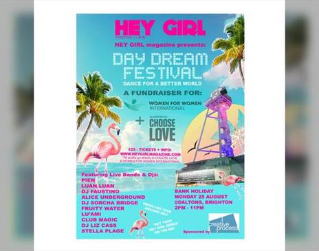 HEY GIRL magazine fundraiser gig 'Day Dream' for Choose Love and Women for Women int.