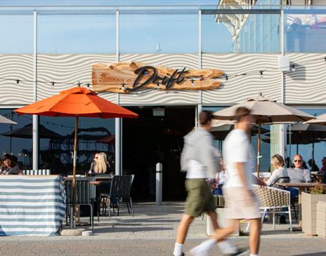 Outside at Drift Bar & Kitchen