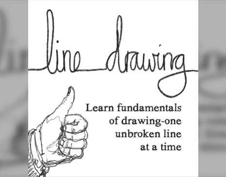 Line drawing workshop for adults