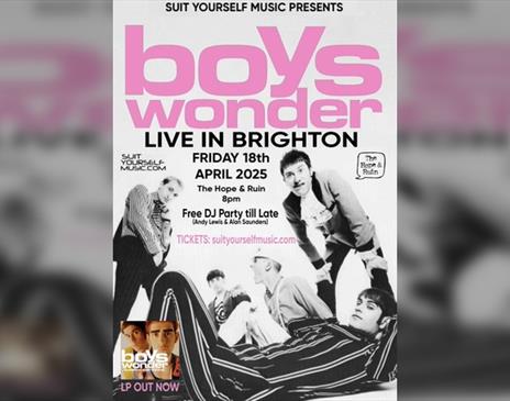 Boys Wonder Live: Hope And Ruin+ After Show DJ's till Late