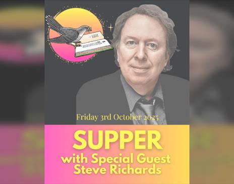 Supper at Ockenden Manor with Steve Richards