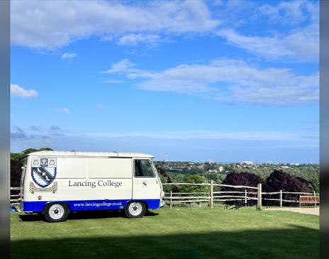 Polly the Food Truck at Lancing College Chapel this Summer
