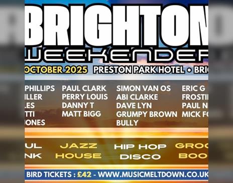 Brighton Weekender 2025