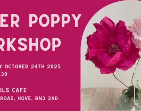 Paper Flower Workshop - Poppy