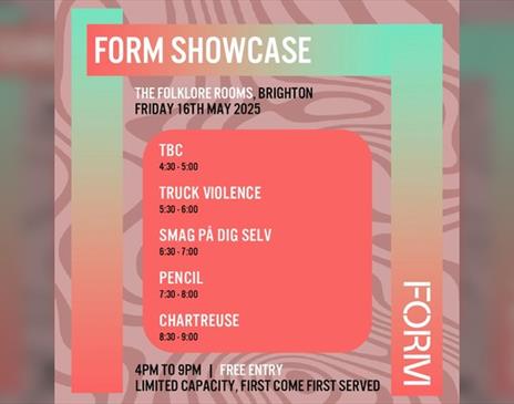 Form Presents: Free Showcase At Folklore
