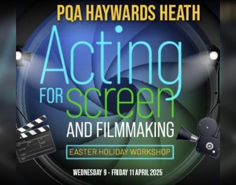 Acting for Screen & Filmmaking Easter Workshop