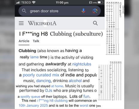 I f***ing H8 clubbing