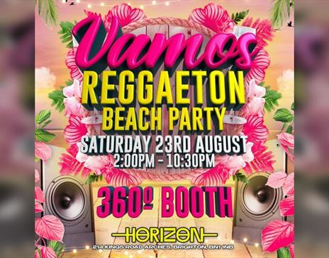 Vamos Regaton Outdoor Beach Party | 360 Booth