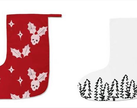 Lino Print a Stocking