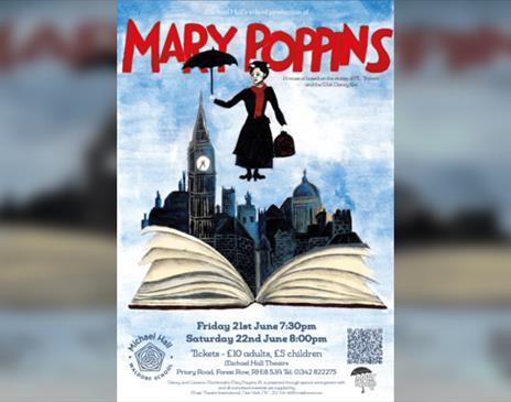 Michael Hall School's production of Mary Poppins JR performed by Classes 9 & 11