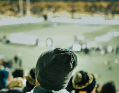 Rugby match in cold weather