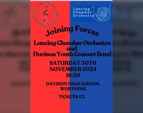 Joining Forces between Lancing Chamber Orchestra and Davison Worthing Youth Concert Band