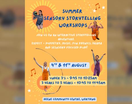 Bertie and Bow Summer Holiday Workshop for ages 3 to 5 years old