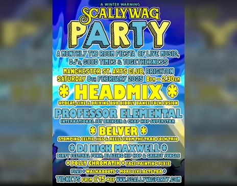 Scallywag Party - Live music and festival style club night