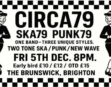 SKA79 + PUNK79 + CIRCA79 Live @ The Brunswick, Brighton (Hove) TWO TONE SKA, NEW WAVE & PUNK
