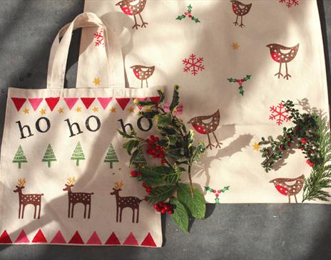 Block Printing Workshop: Festive Gift Sack