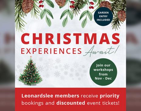 Christmas Workshops at Leonardslee Lakes & Gardens