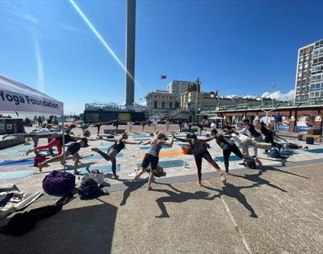 Yoga on the Beach