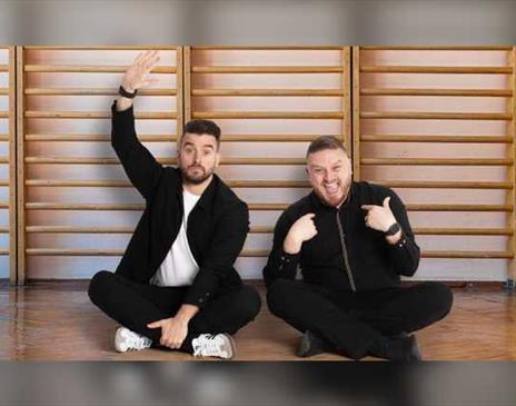 Two Mr P's in a Podcast Live