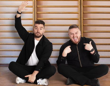 Two Mr P's in a Podcast Live