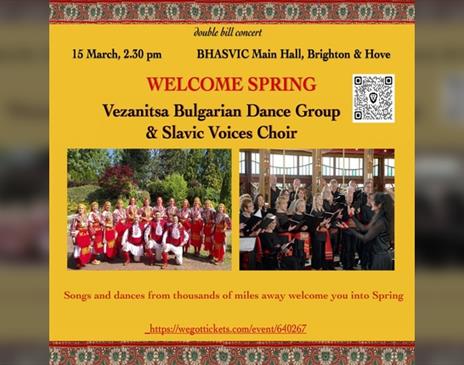 Bulgarian dance group Vezanitsa and Slavic Voices choir double bill