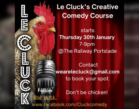 Le Cluck Creative Comedy Course