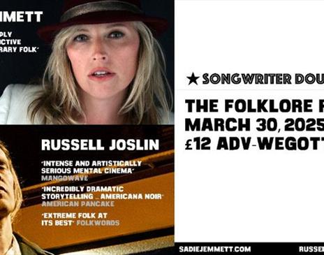 Sadie Jemmett & Russell Joslin - SONGWRITER DOUBLE BILL @ Folklore Rooms, Brighton